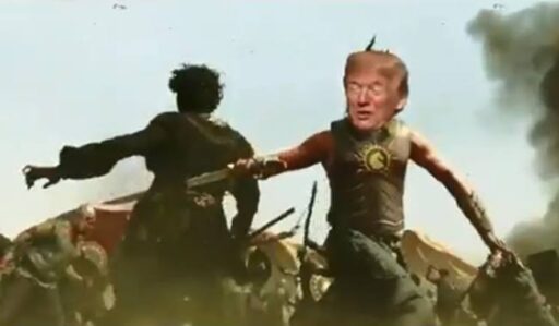 Trump's video in 'Bahubali' avatar is going viral