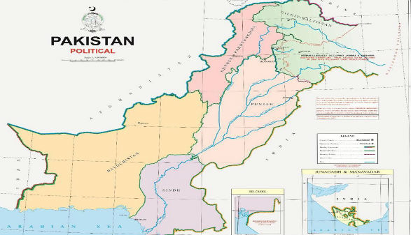 Pakistan new political map