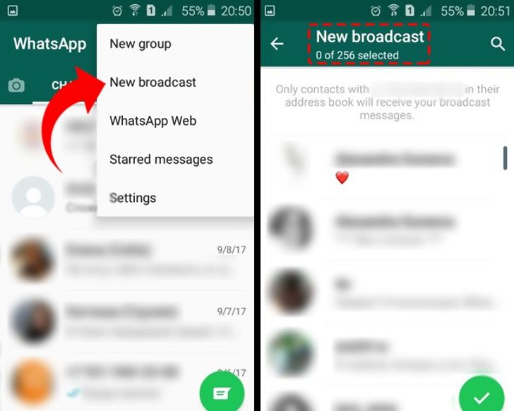 whatsapp tricks: Send group message without making group