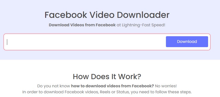 Facebook Video Downloader