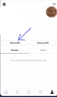 edit threads profile