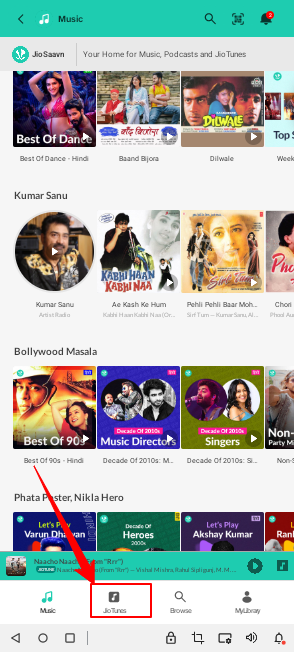Set Jio Caller tune by Myjio app