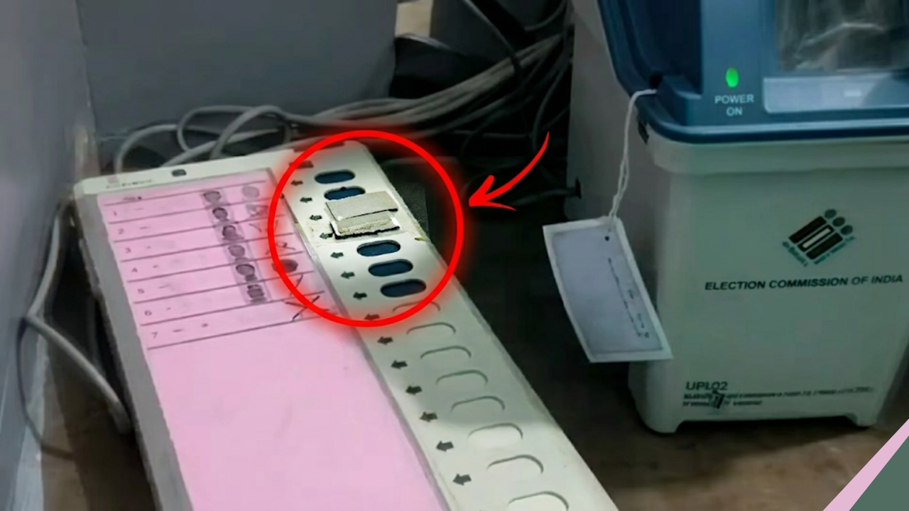 फलता में EVM छेड़छाड़ का आरोप, मतदान केंद्र पर EVM मशीन
