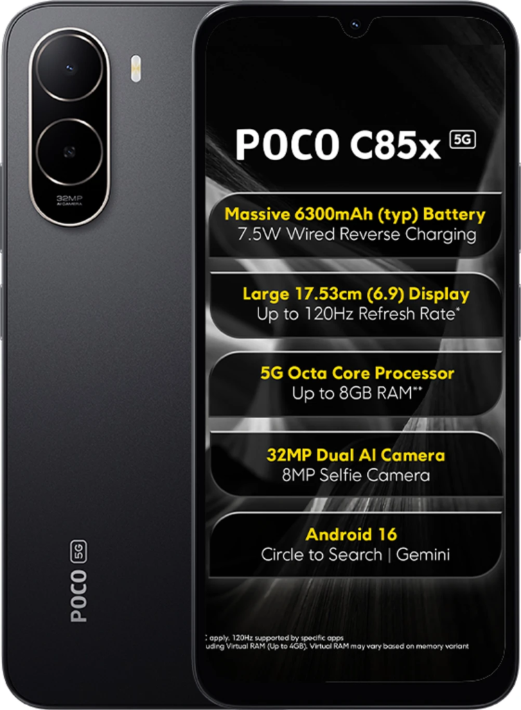 POCO C85x 5G 