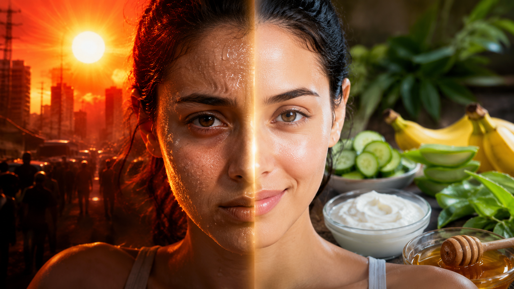 गर्मियों में फेस पैक घरेलू नुस्खे glowing skin